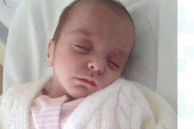 The abandoned baby girl.