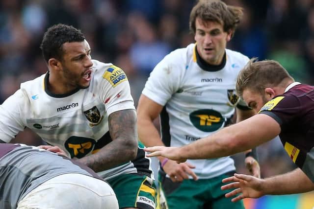 Courtney Lawes missed the clash with Montpellier due to a knee problem (picture: Kirsty Edmonds)