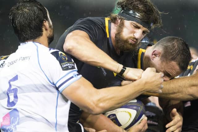 Tom Wood helped Saints to battle past Montpellier (picture: Kirsty Edmonds)