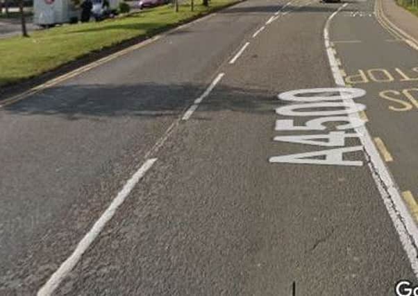 A woman was injured in a crash in Weedon Road, Northampton