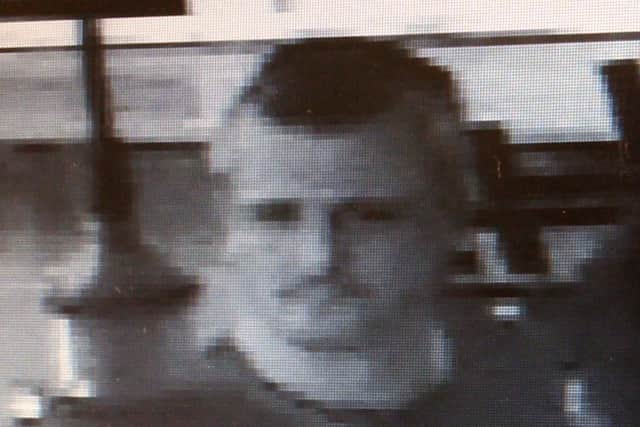 Police would like to speak to the man pictured.