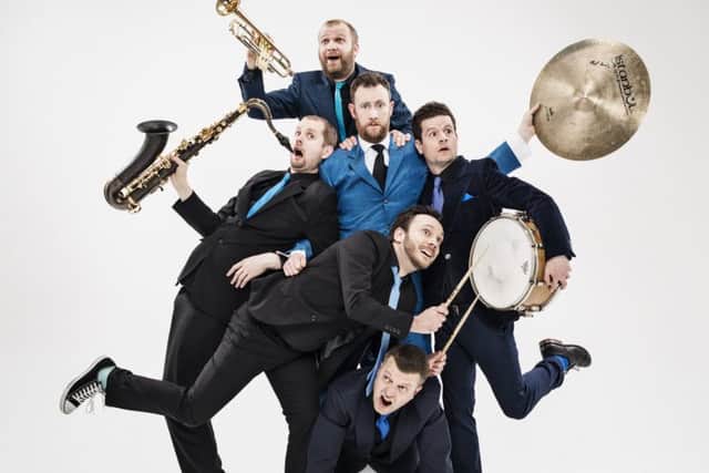 Alex Horne and his performers