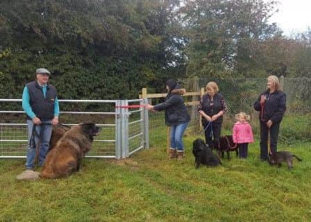 The new dog park in Raunds