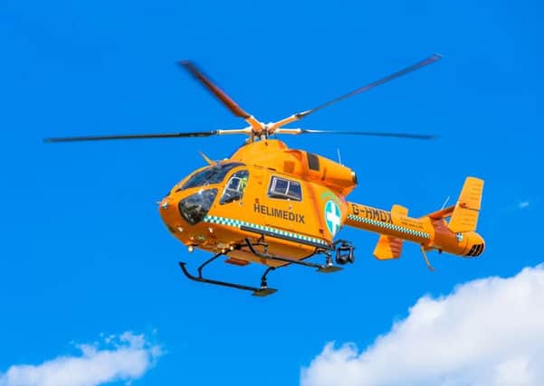 One of the Magpas vehicles in action (file picture)