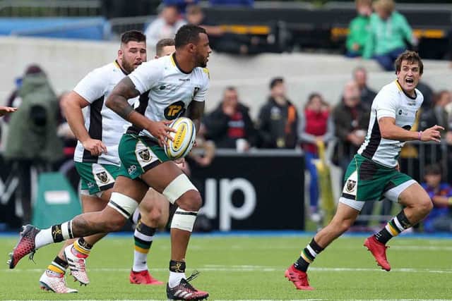 Courtney Lawes missed Saints' game against Gloucester (picture: Sharon Lucey)
