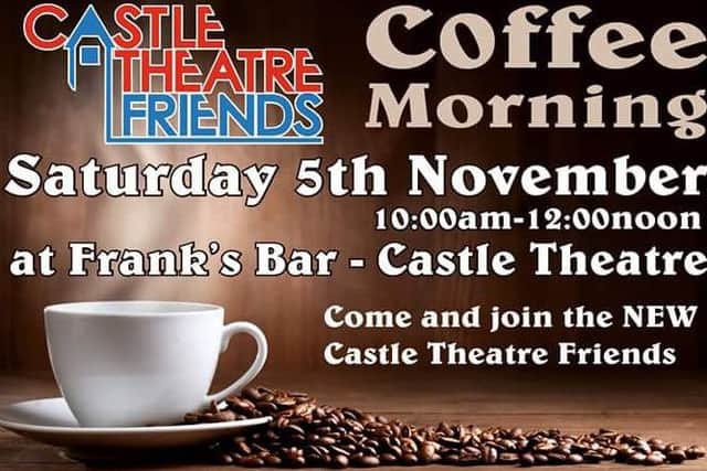 The coffee morning is taking place on Saturday