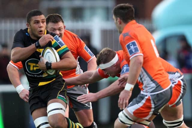 Lewis Ludlum made his Saints debut at Newcastle (picture: Sharon Lucey)