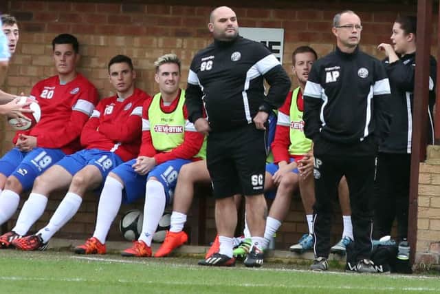 Andy Peaks and his AFC Rushden & Diamonds players are back in action at Rugby Town tonight