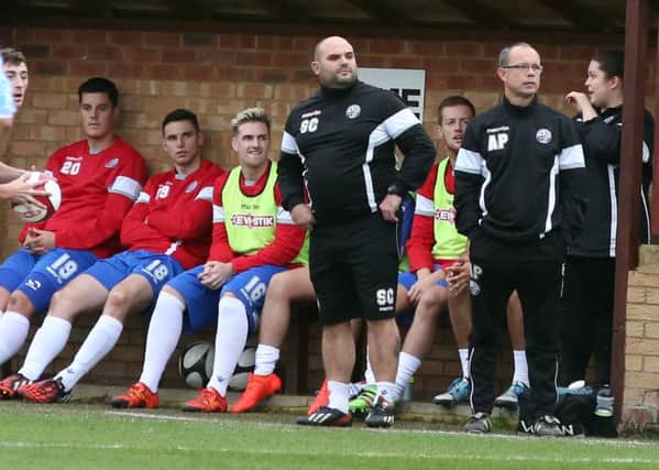 Andy Peaks and his AFC Rushden & Diamonds players are back in action at Rugby Town tonight