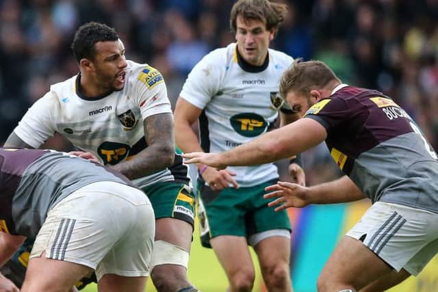 Courtney Lawes is winning his fitness battle (picture: Sharon Lucey)