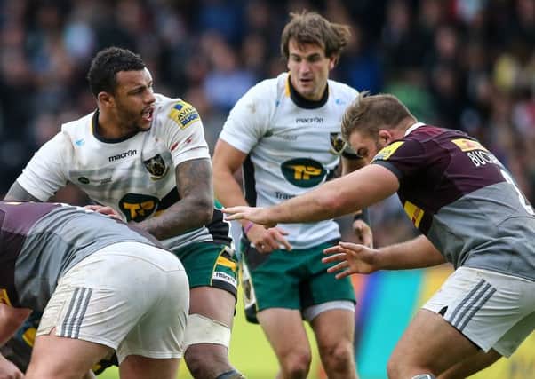 Courtney Lawes is winning his fitness battle (picture: Sharon Lucey)