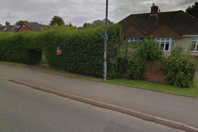 How the site looked before demolition.
