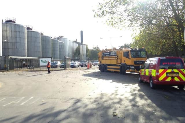 Production has stopped at Carlsberg today as a joint investigation continues there.