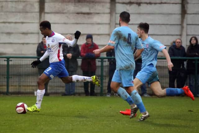 AFC Rushden & Diamonds top scorer Nabil Shariff will miss tonight's FA Trophy replay at Lincoln United
