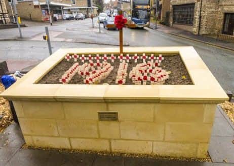 The new garden of remembrance in Rushden