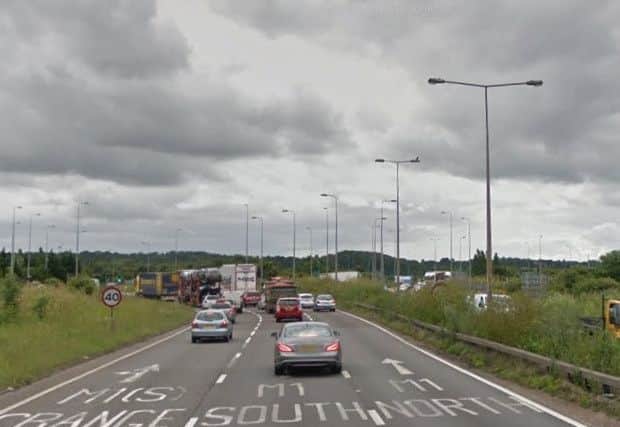The A45 east bound had to be closed yesterday while the air ambulance attended the scene. Police today say a pedestrian was hit by a car.
