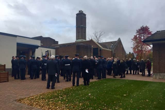Dozens of people attended the funeral