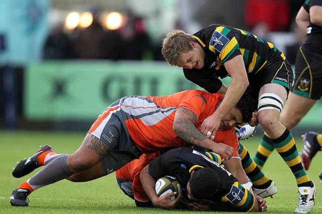 Jamie Gibson is desperate to help Saints push up the Premiership table (picture: Sharon Lucey)