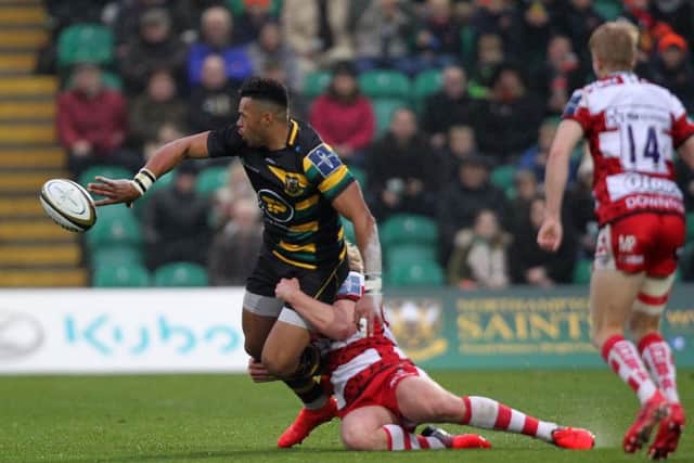 Luther Burrell has been in action for Saints during the Anglo-Welsh Cup wins in recent weeks (picture: Sharon Lucey)