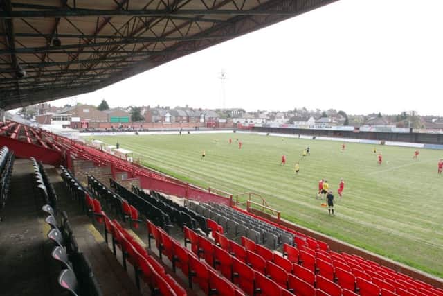 Kettering Town's former stadium on Rockingham Road. ENGNNL00120120415152742