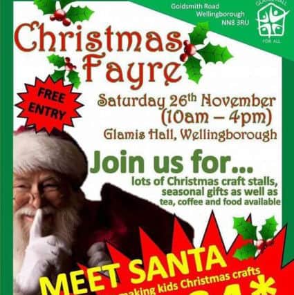 The Christmas fair is on November 26