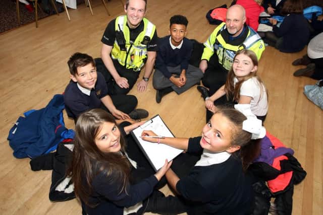 Pupils taking part in Thursday's workshop