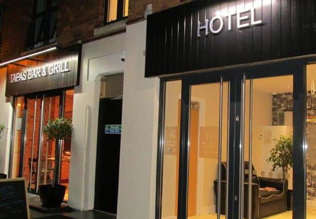 The hotel in Station Road.