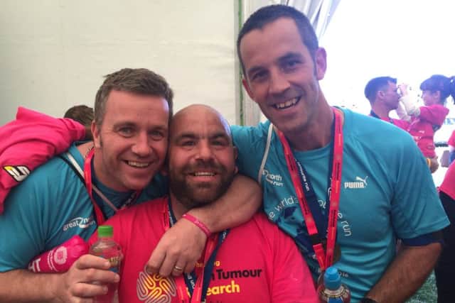 Team Toby Page - Andrew Rose, Toby Page and Kristen Dowie.