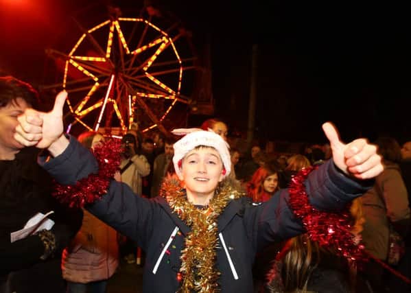The Christmas lights switch-on in Higham Ferrers