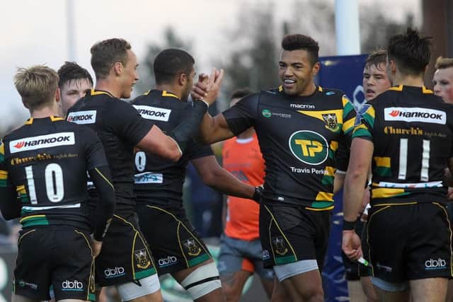 Saints won at Newcastle in the Anglo-Welsh Cup earlier this month (picture: Sharon Lucey)