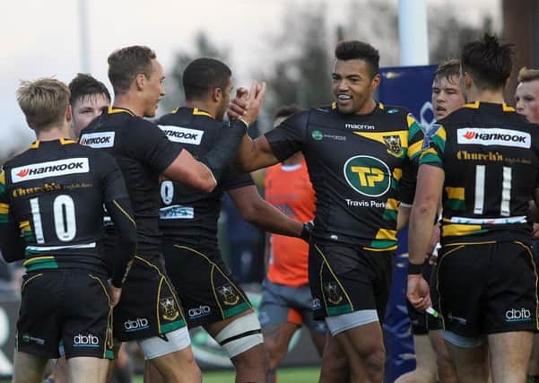 Saints won at Newcastle in the Anglo-Welsh Cup earlier this month (picture: Sharon Lucey)