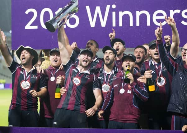 Northants Steelbacks were T20 winners in 2016