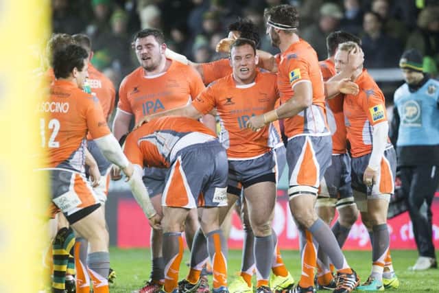 Newcastle claimed a fine win at Franklin's Gardens (picture: Kirsty Edmonds)