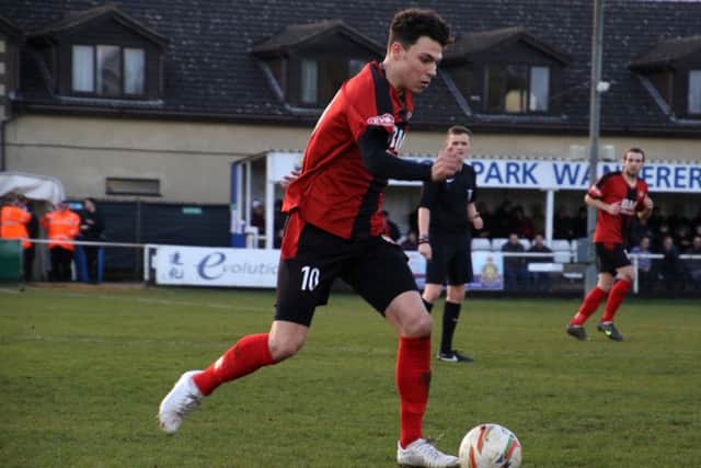 Lewis Hornby was back in the Poppies' starting line-up