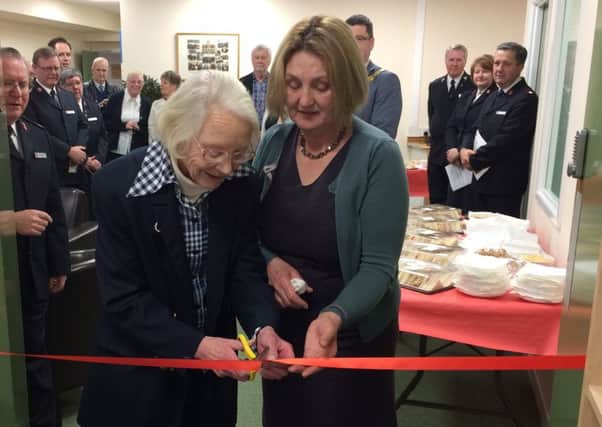 The Alan Mills Community Lounge is opened by Lord of the Manor and Karen Mills (Alan's wife)
