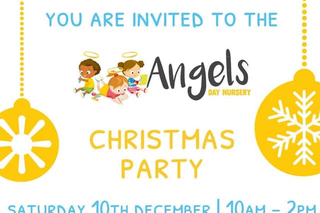 The community Christmas party is taking place on December 10