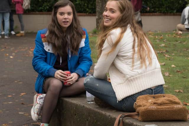 Hailee Steinfeld as Nadine and Haley Lu Richardson as Krista