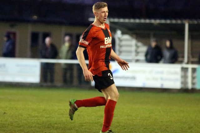 Jack Kelly enjoyed an impressive debut for Kettering Town before limping off with an ankle injury