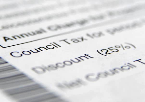 Council tax. Stock image.