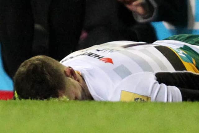 George North was injured during last weekend's clash with Leicester Tigers