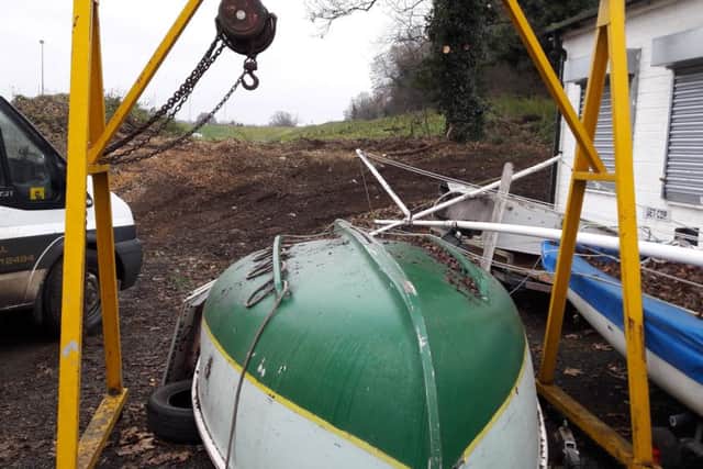 Work on the site is well under way.