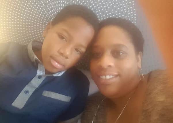 Lisa Francois and her son Aiden