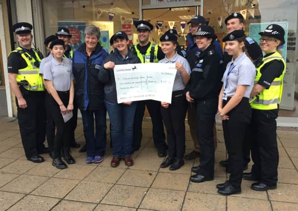Cadets have raised more than Â£400 in support of the street pastors who help people stay safe on a night out
