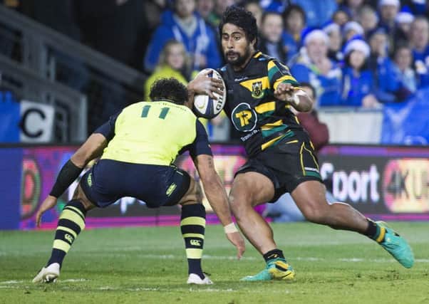 Ahsee Tuala scored Saints' only try (pictures: Kirsty Edmonds)