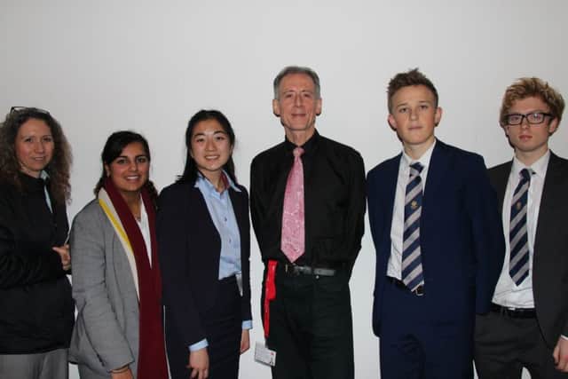 Peter Tatchell at Wellingborough School