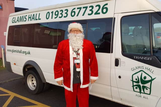 Father Christmas helping out at the party