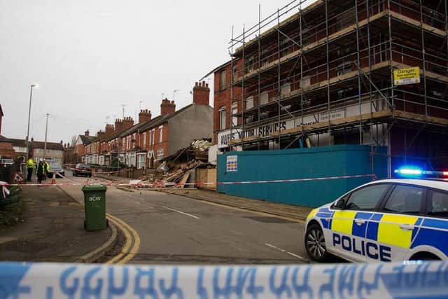 The scene in Arthur Street. Pictures by FireSparkle Productions.
