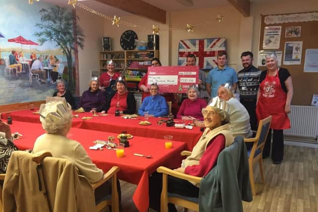 Christmas lunch being served at Serve in Rushden on Wednesday