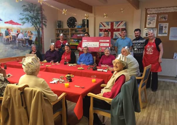 Christmas lunch being served at Serve in Rushden on Wednesday
