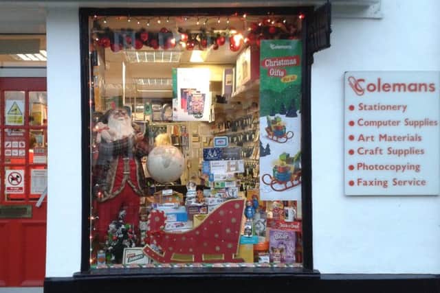 Colemans' winning shop window display